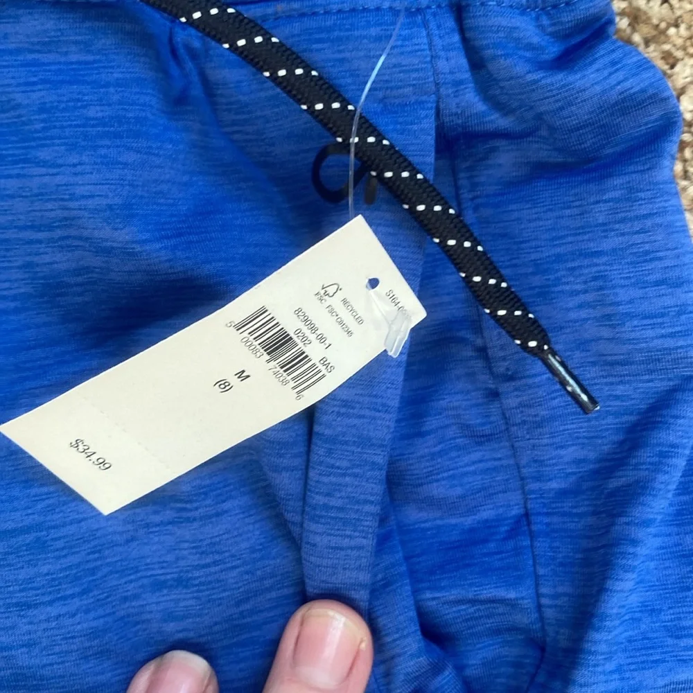 GapFit Kids Recycled Pull-On Shorts, Active Blue, M/8